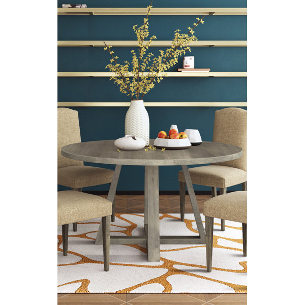 Ivy Bronx Ledford Maple Solid Wood Pedestal Dining Table & Reviews